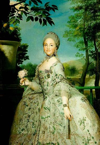 the later Queen Maria Luisa of Spain, Anton Raphael Mengs
